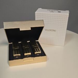 Spike Valentino Buttery Matte Refillable Lipstick Trio $150 Value